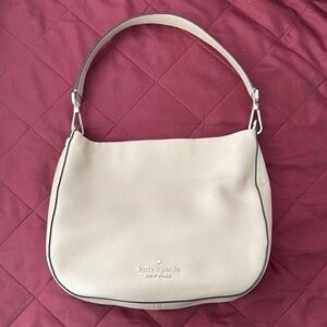 Kate Spade Cream Leather Shoulder Bag